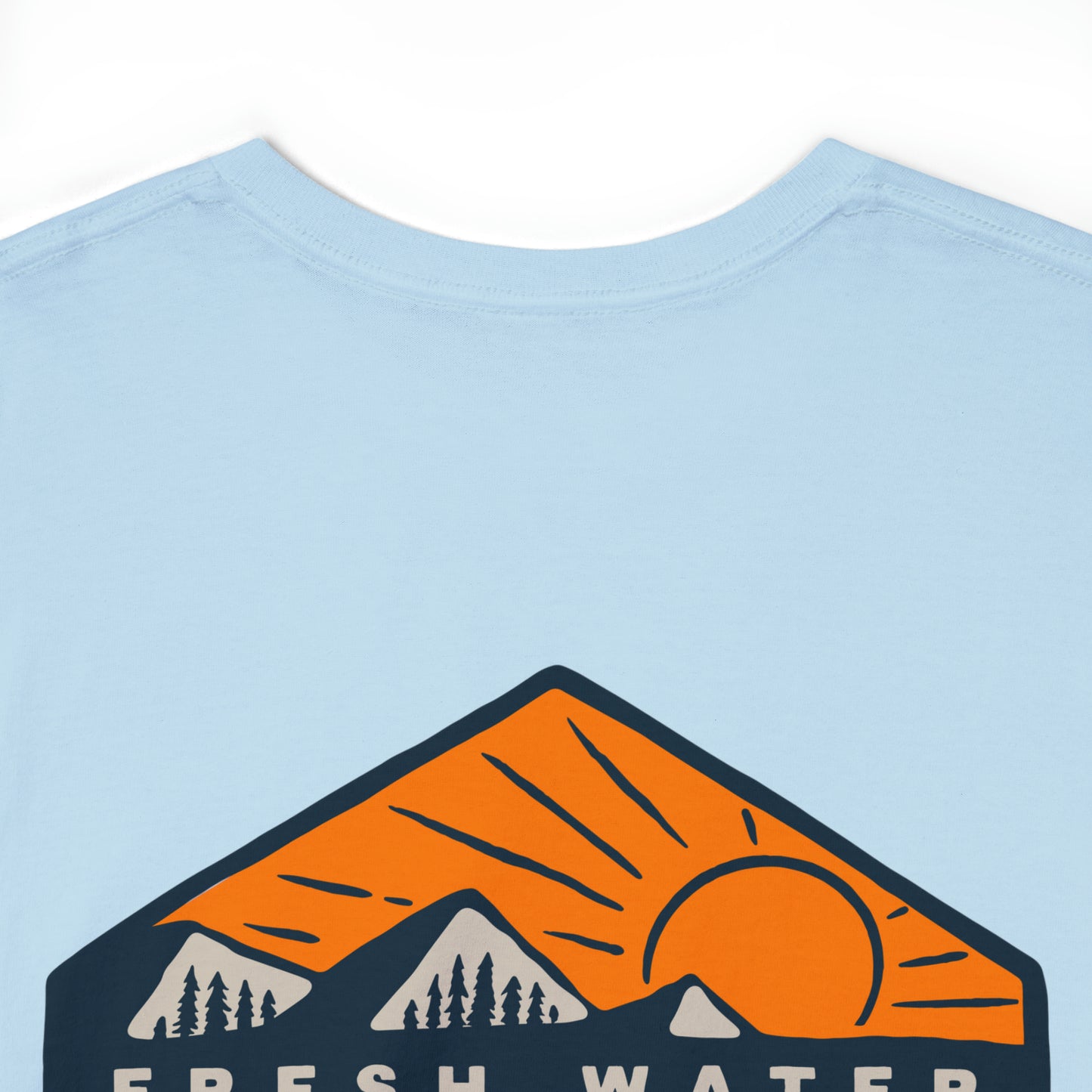 Sunset and Chill by Pinguin Unisex Heavy Cotton Tee