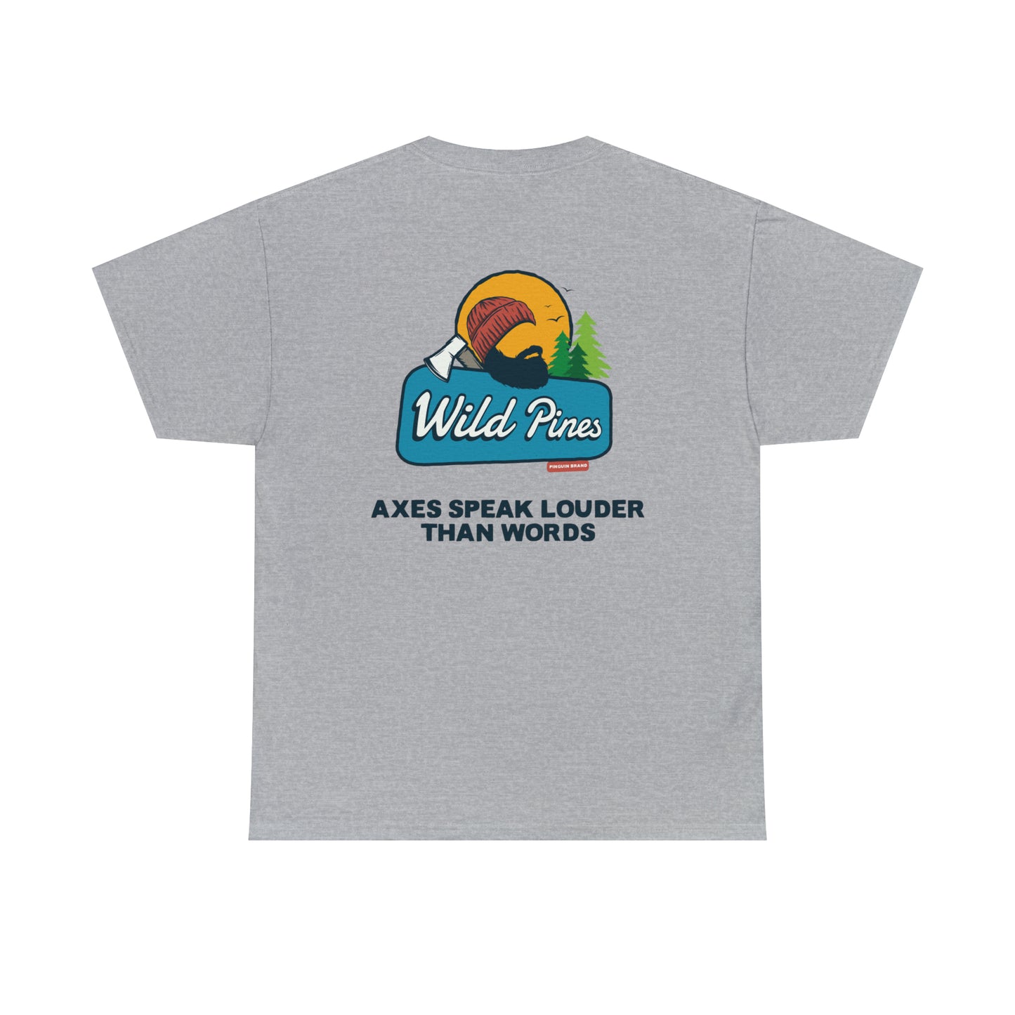 Bearded Axe by Pinguin Unisex Heavy Cotton Tee
