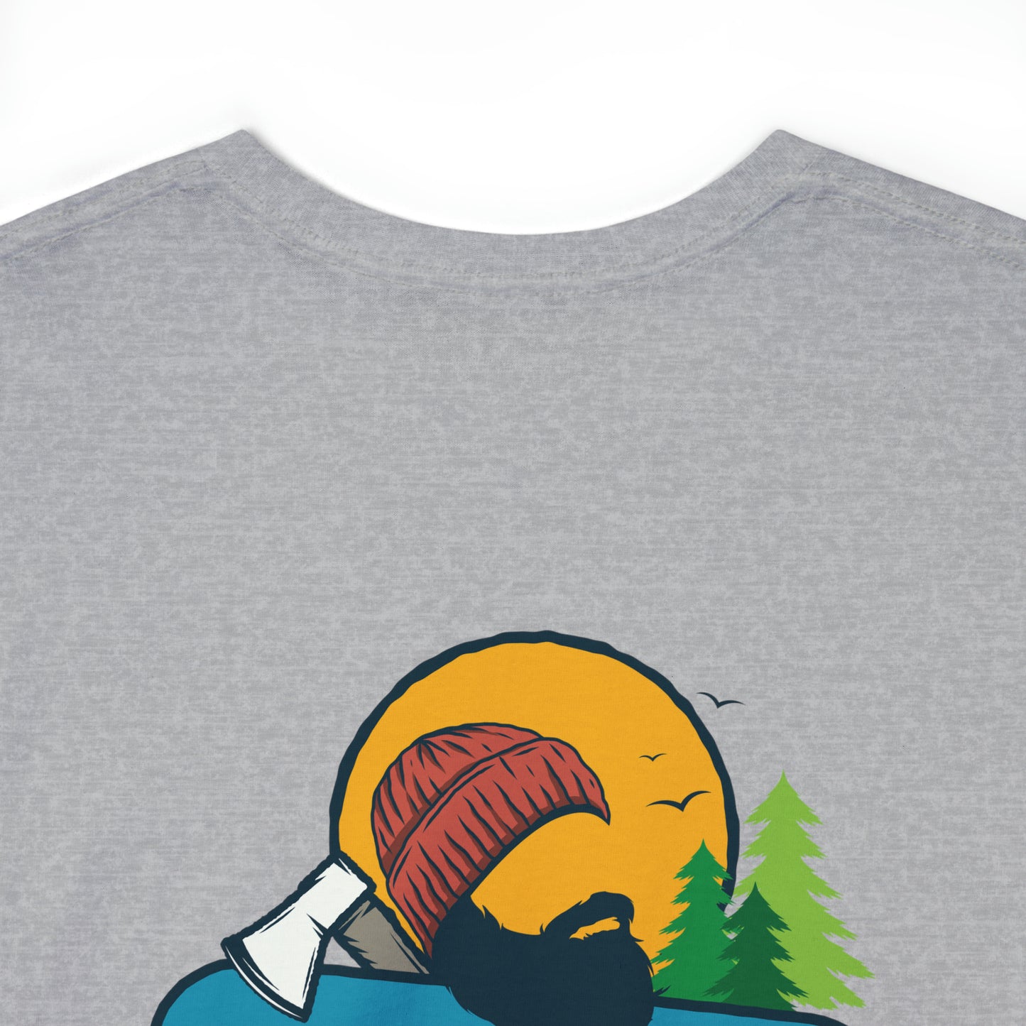 Bearded Axe by Pinguin Unisex Heavy Cotton Tee