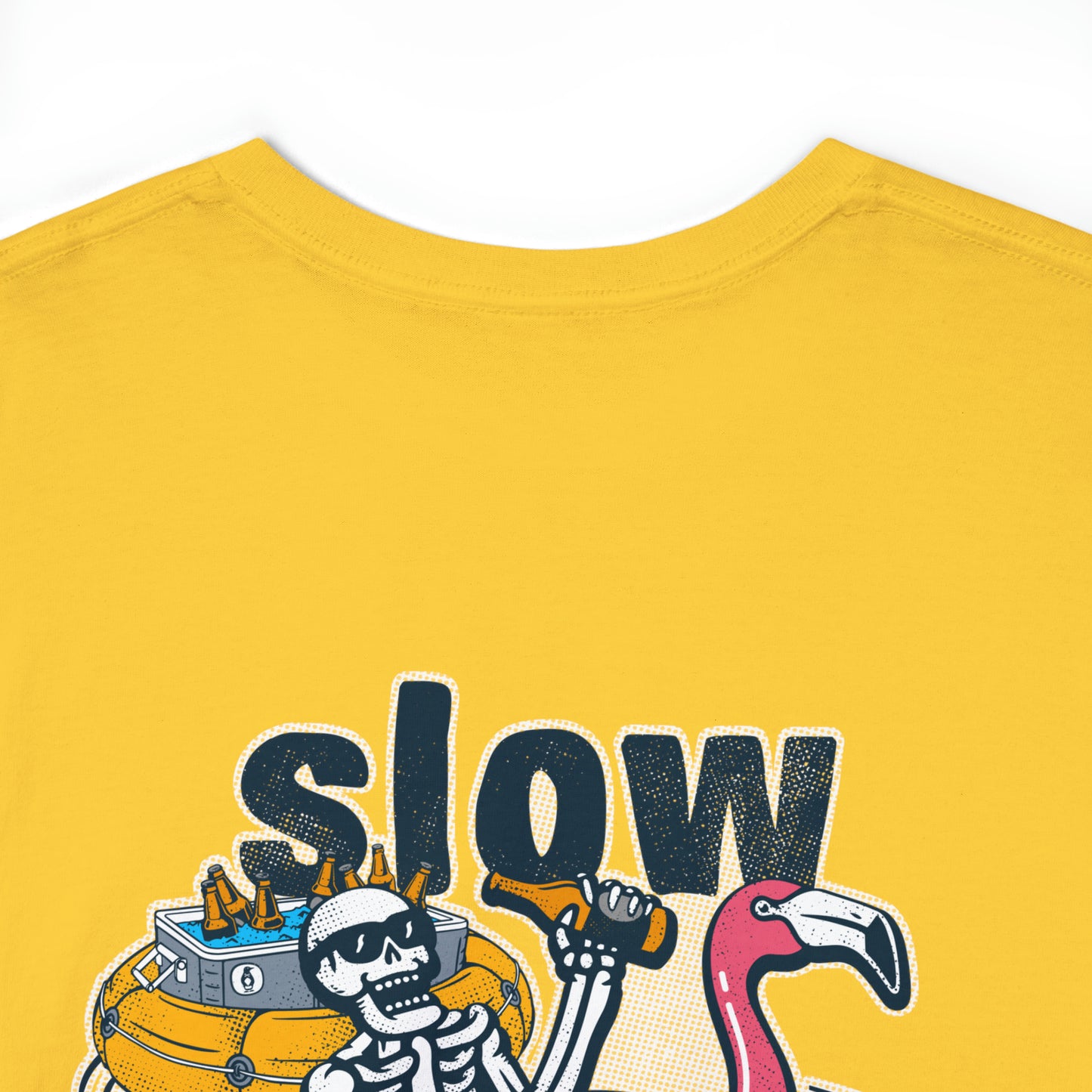 Slow Ride by Pinguin Unisex Heavy Cotton Tee
