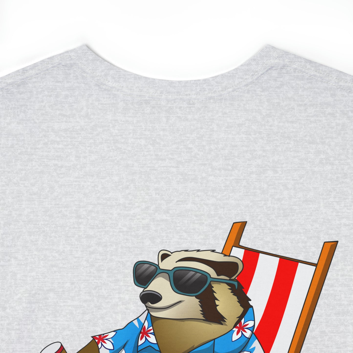 Bunker Badger by Pinguin Unisex Heavy Cotton Tee