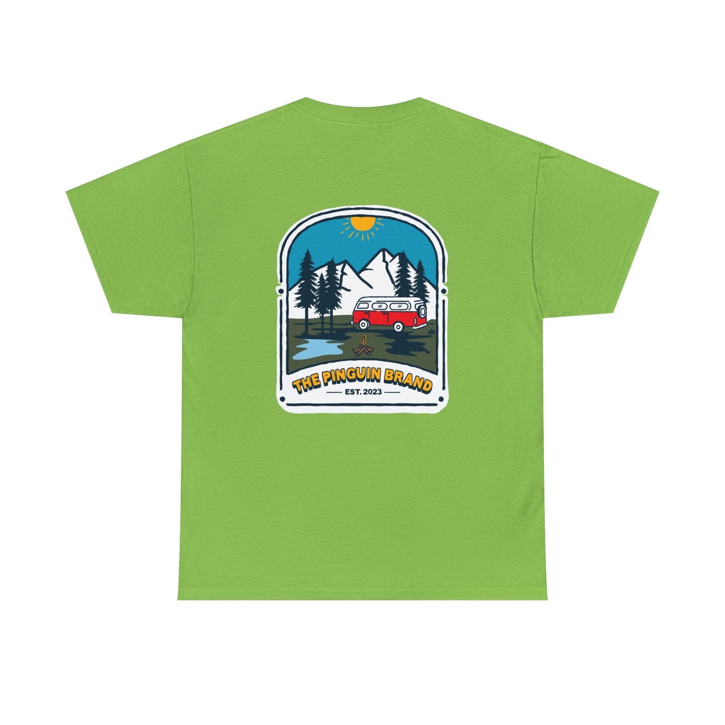Road Trip by Pinguin Unisex Heavy Cotton Tee
