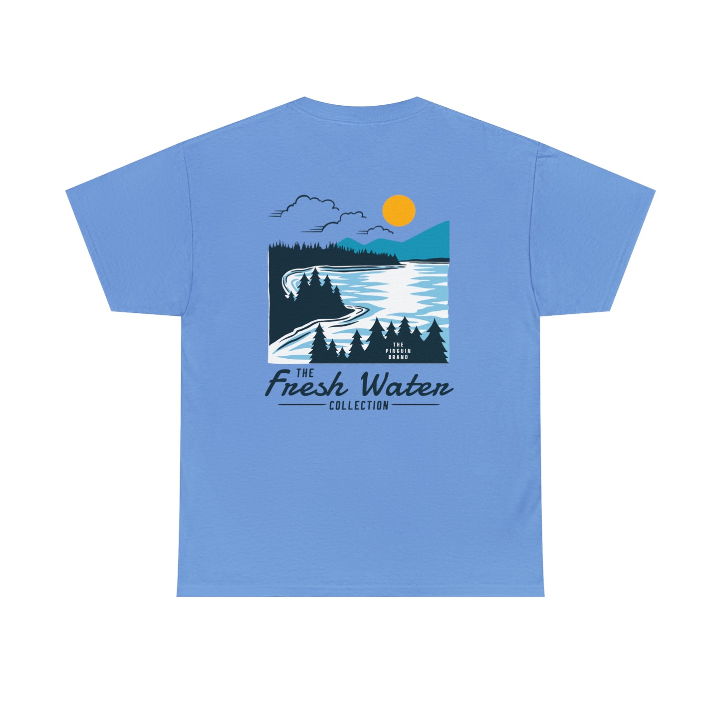 Sunset by Pinguin Unisex Heavy Cotton Tee