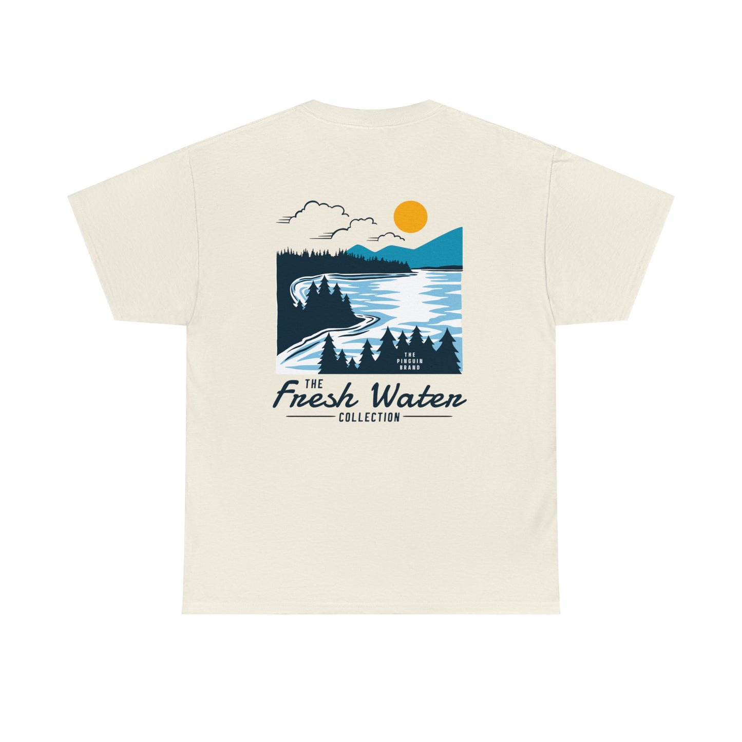 Sunset by Pinguin Unisex Heavy Cotton Tee