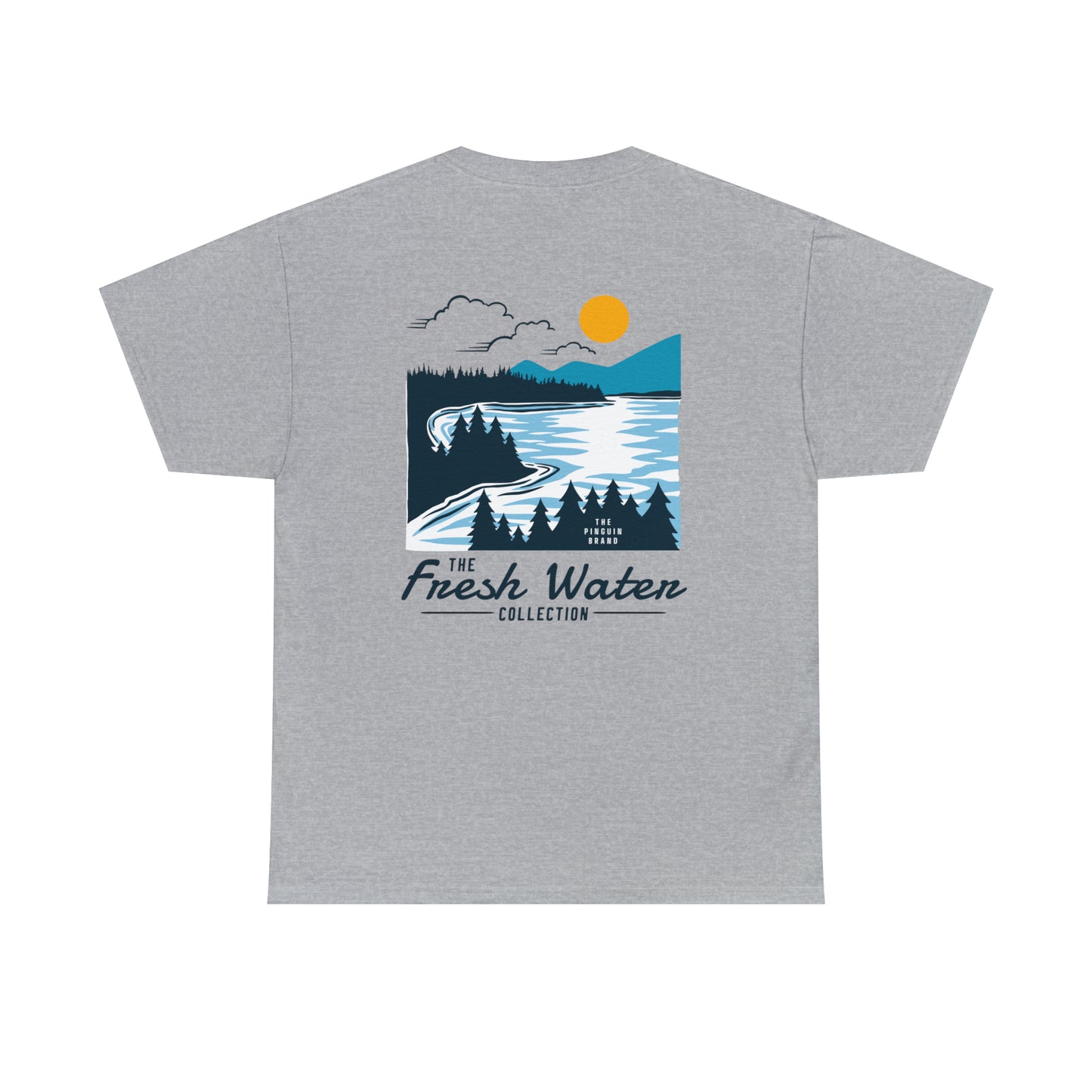 Sunset by Pinguin Unisex Heavy Cotton Tee