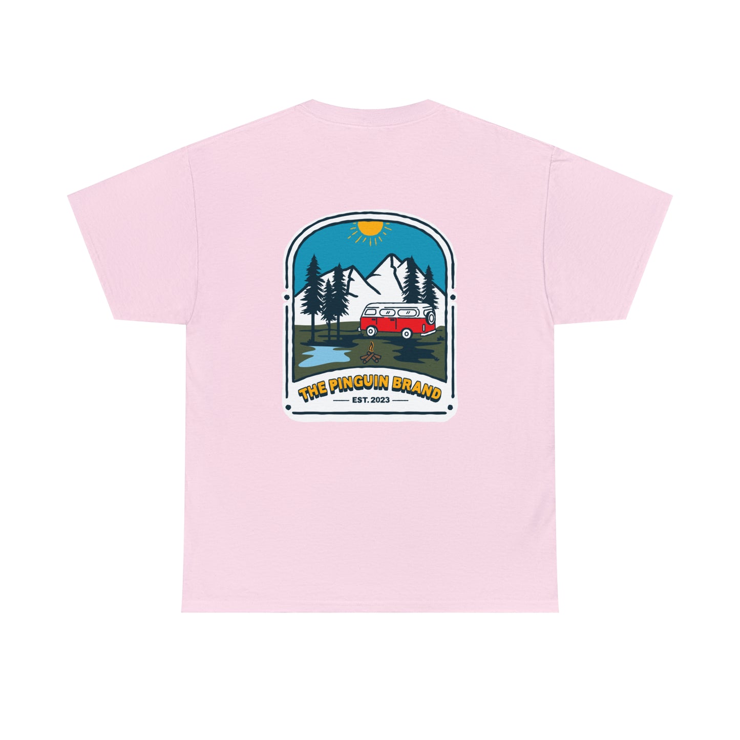 Road Trip by Pinguin Unisex Heavy Cotton Tee