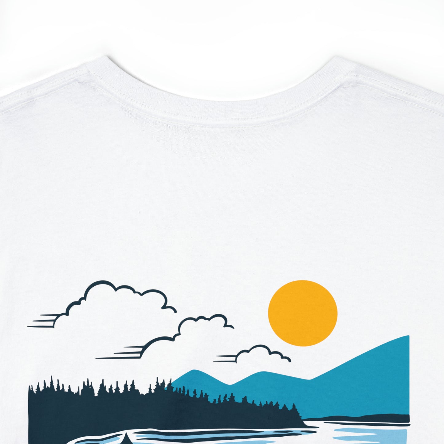 Sunset by Pinguin Unisex Heavy Cotton Tee