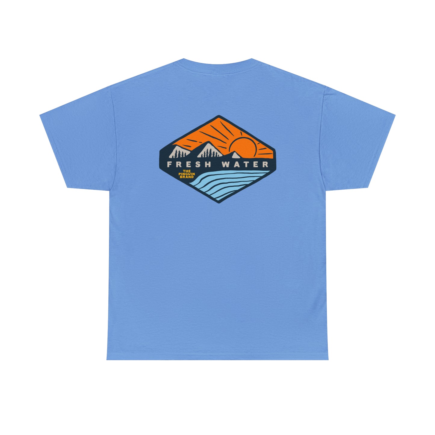 Sunset and Chill by Pinguin Unisex Heavy Cotton Tee