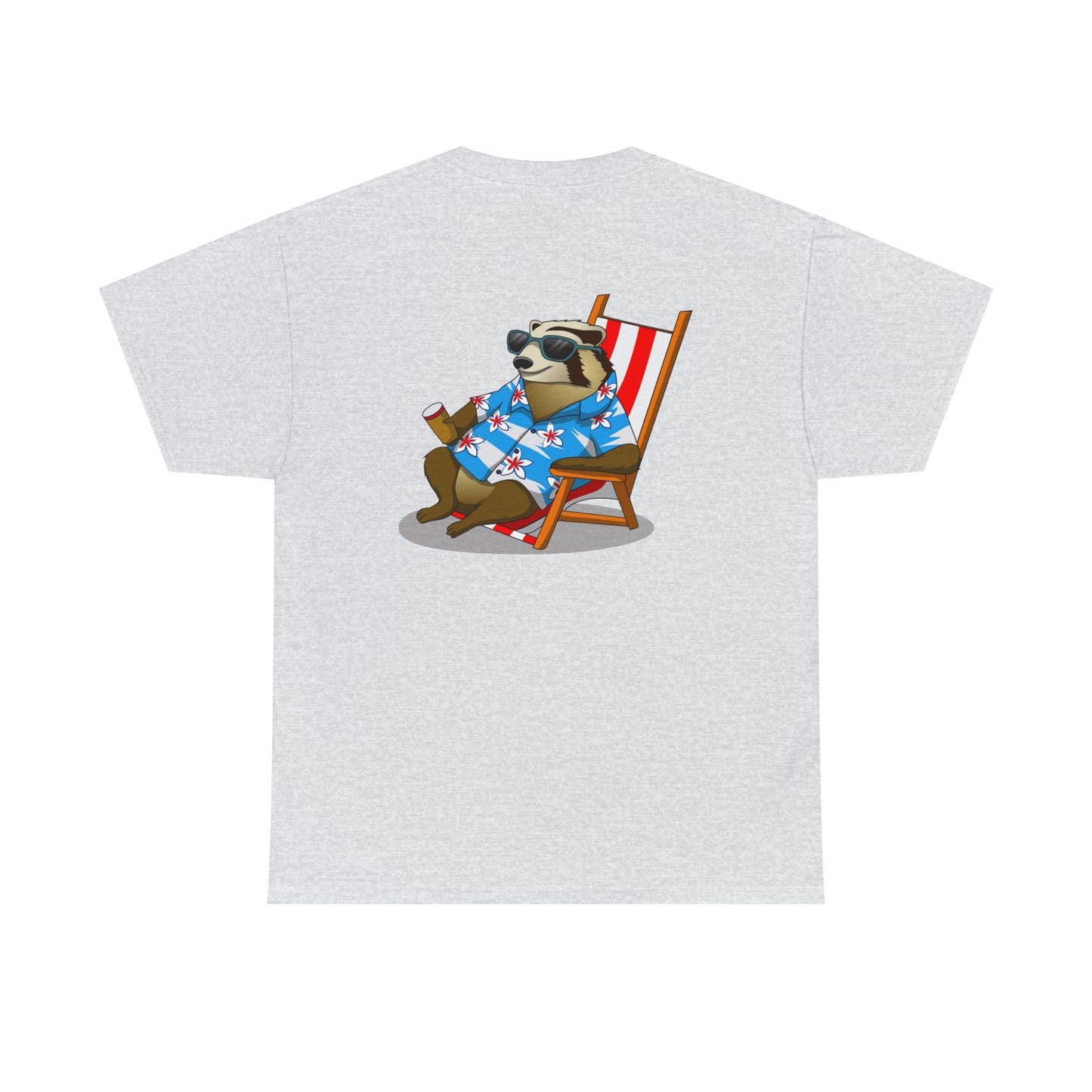 Bunker Badger by Pinguin Unisex Heavy Cotton Tee