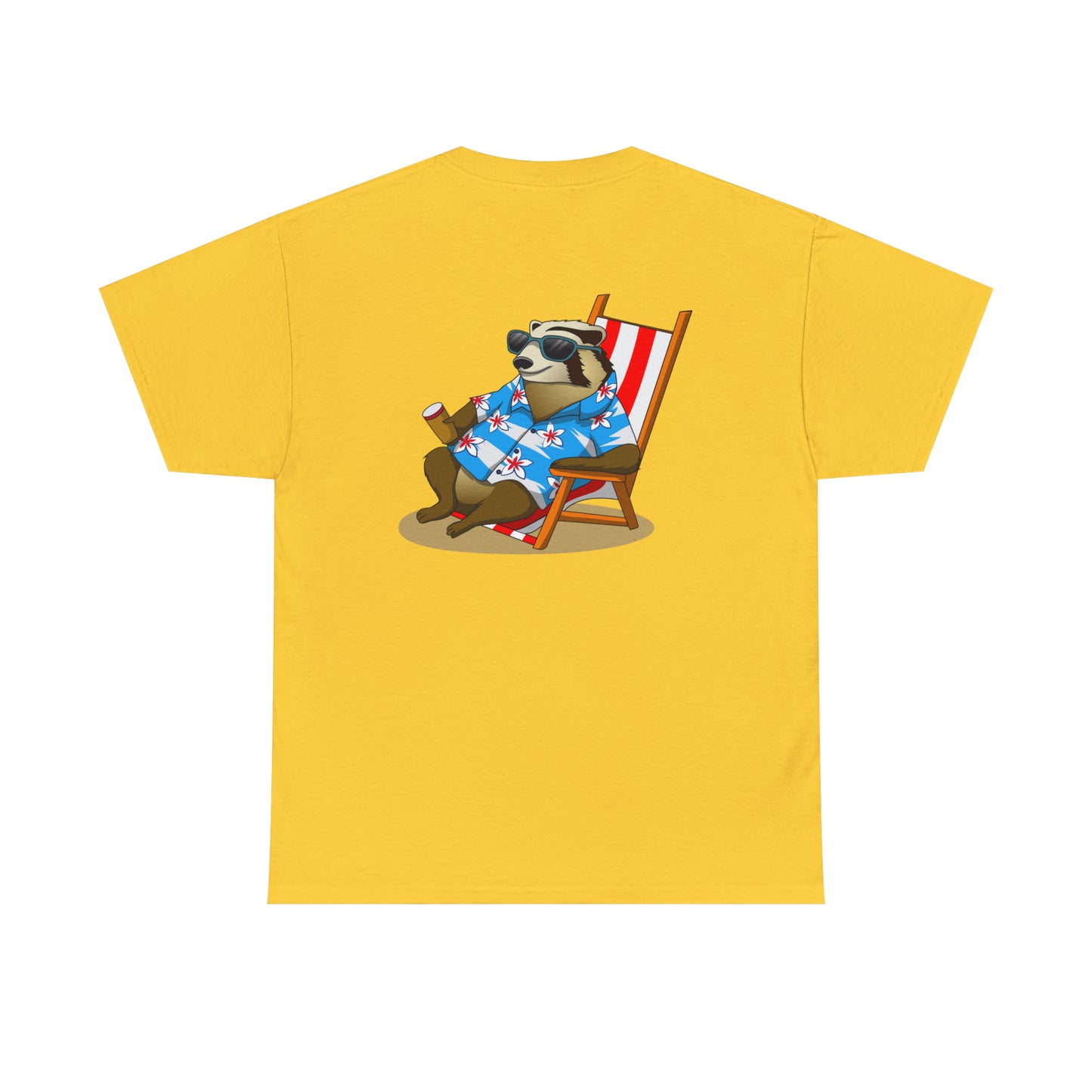 Bunker Badger by Pinguin Unisex Heavy Cotton Tee