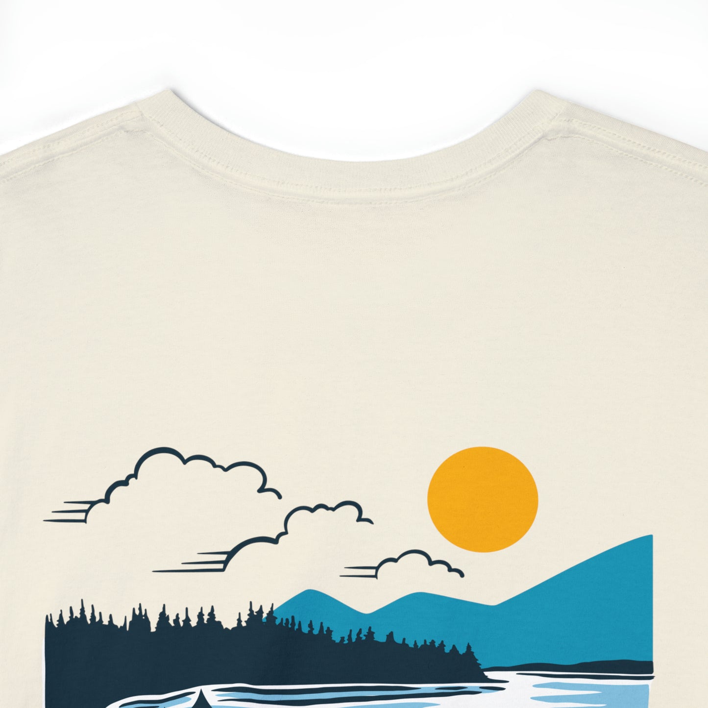 Sunset by Pinguin Unisex Heavy Cotton Tee