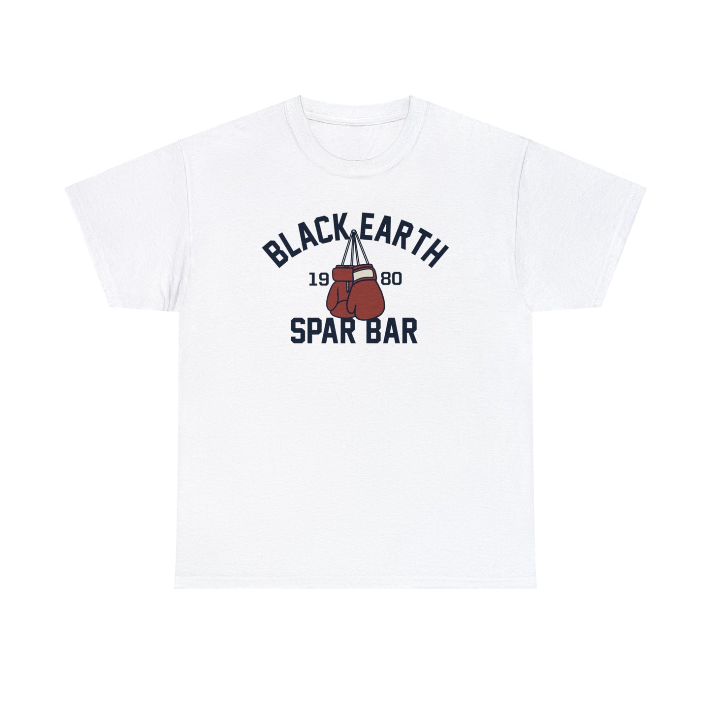 Black Earth Spar Bar by Pinguin Unisex Heavy Cotton Tee