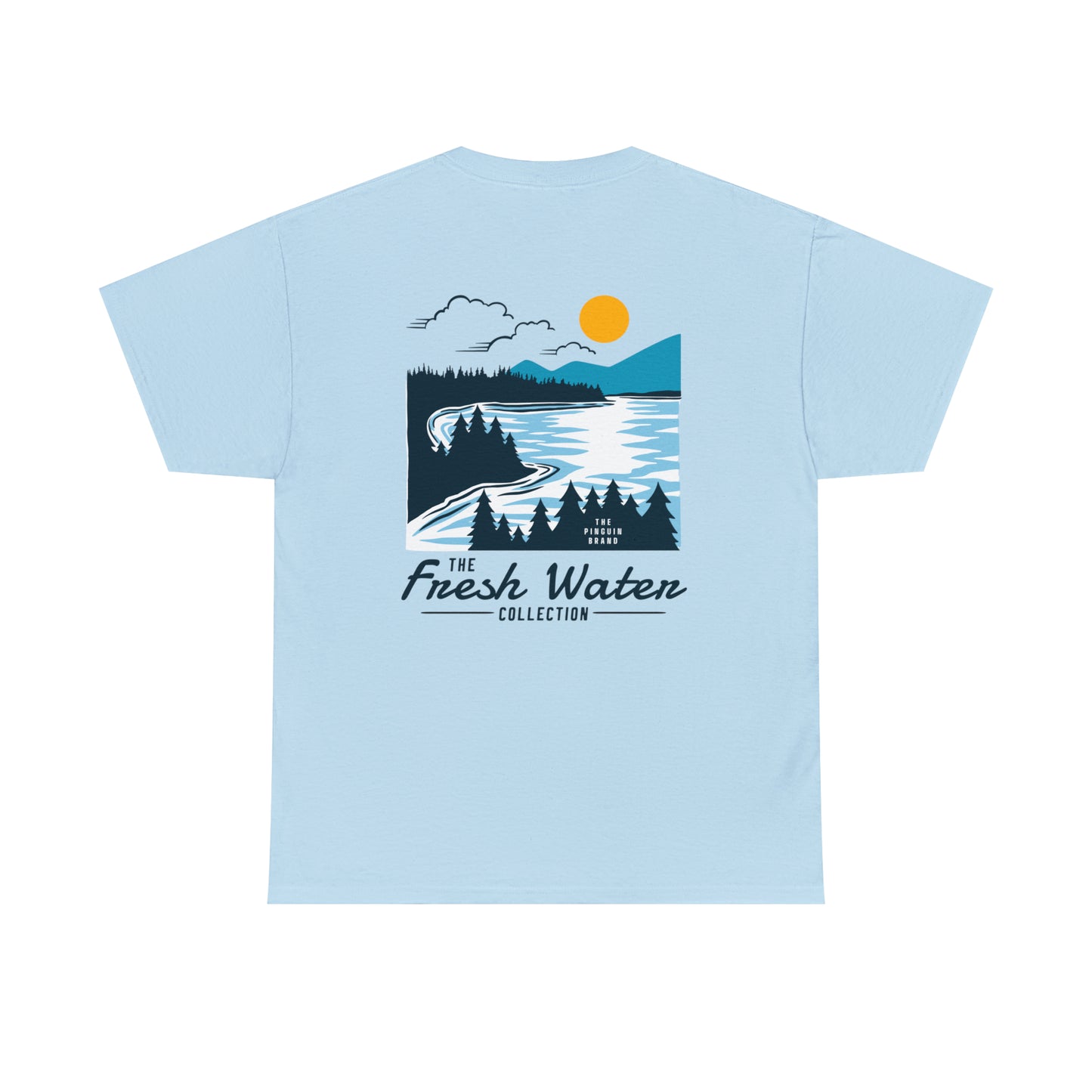 Sunset by Pinguin Unisex Heavy Cotton Tee