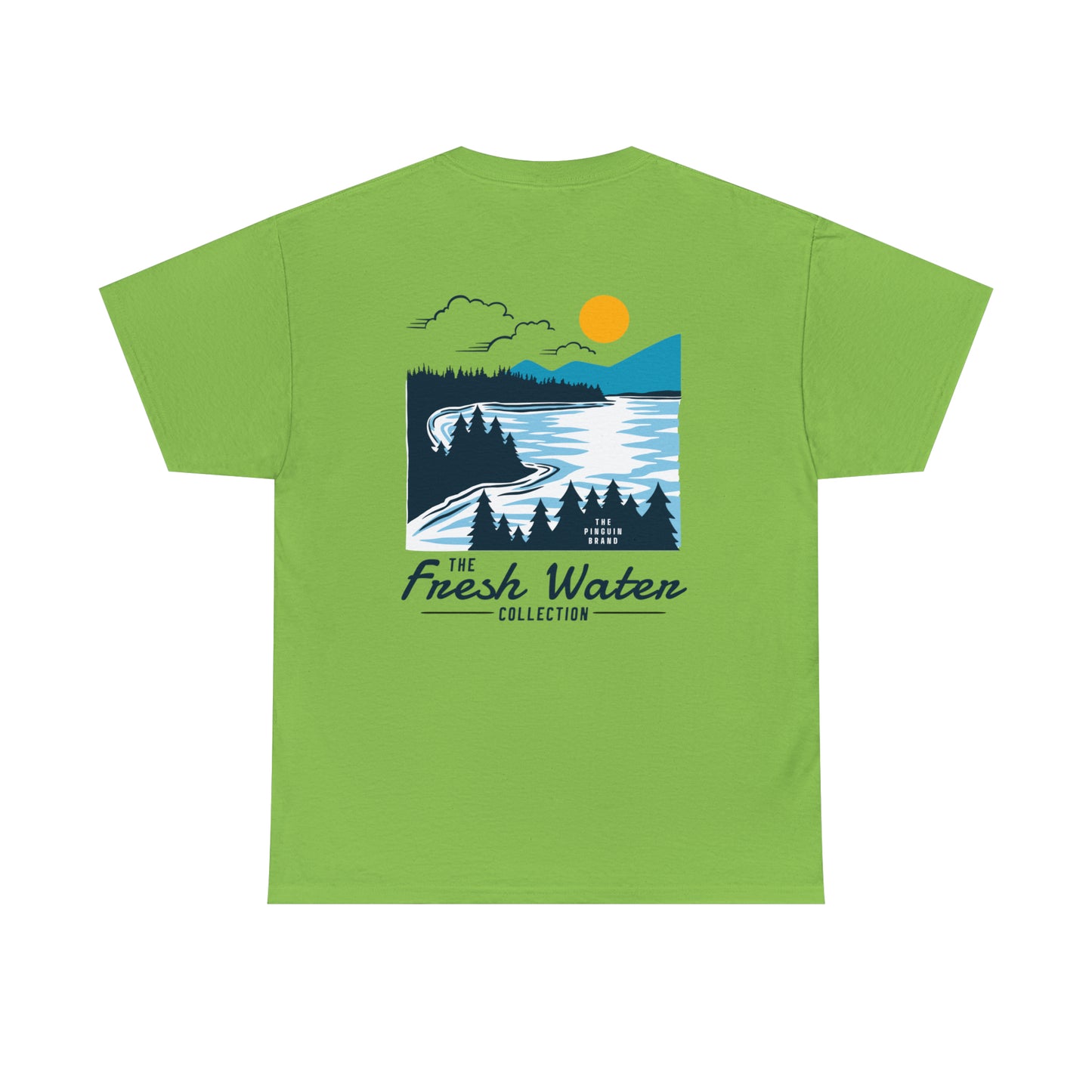 Sunset by Pinguin Unisex Heavy Cotton Tee
