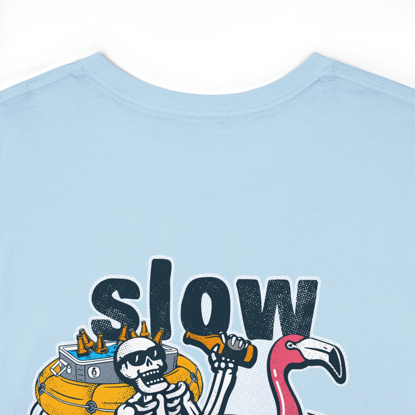 Slow Ride by Pinguin Unisex Heavy Cotton Tee