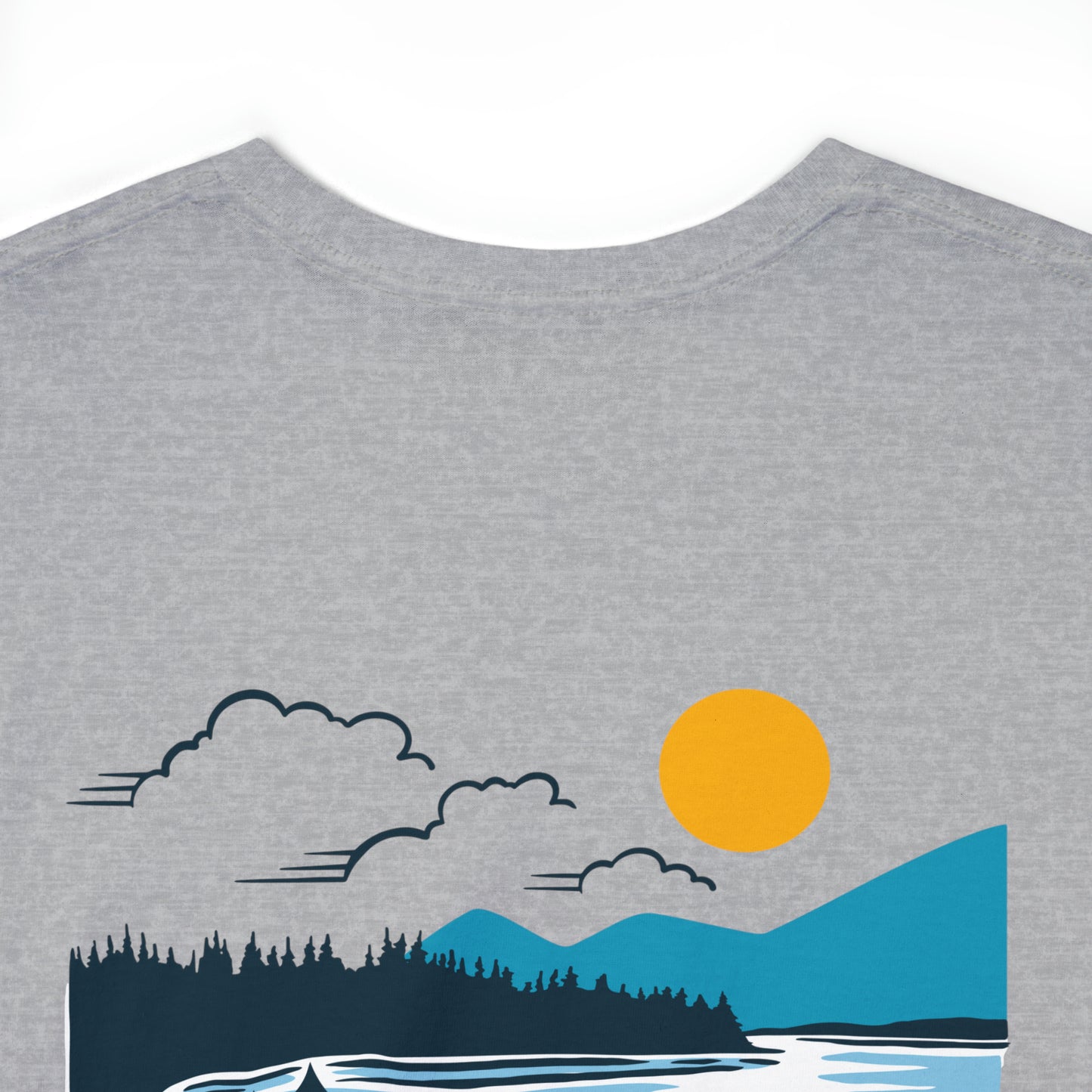 Sunset by Pinguin Unisex Heavy Cotton Tee