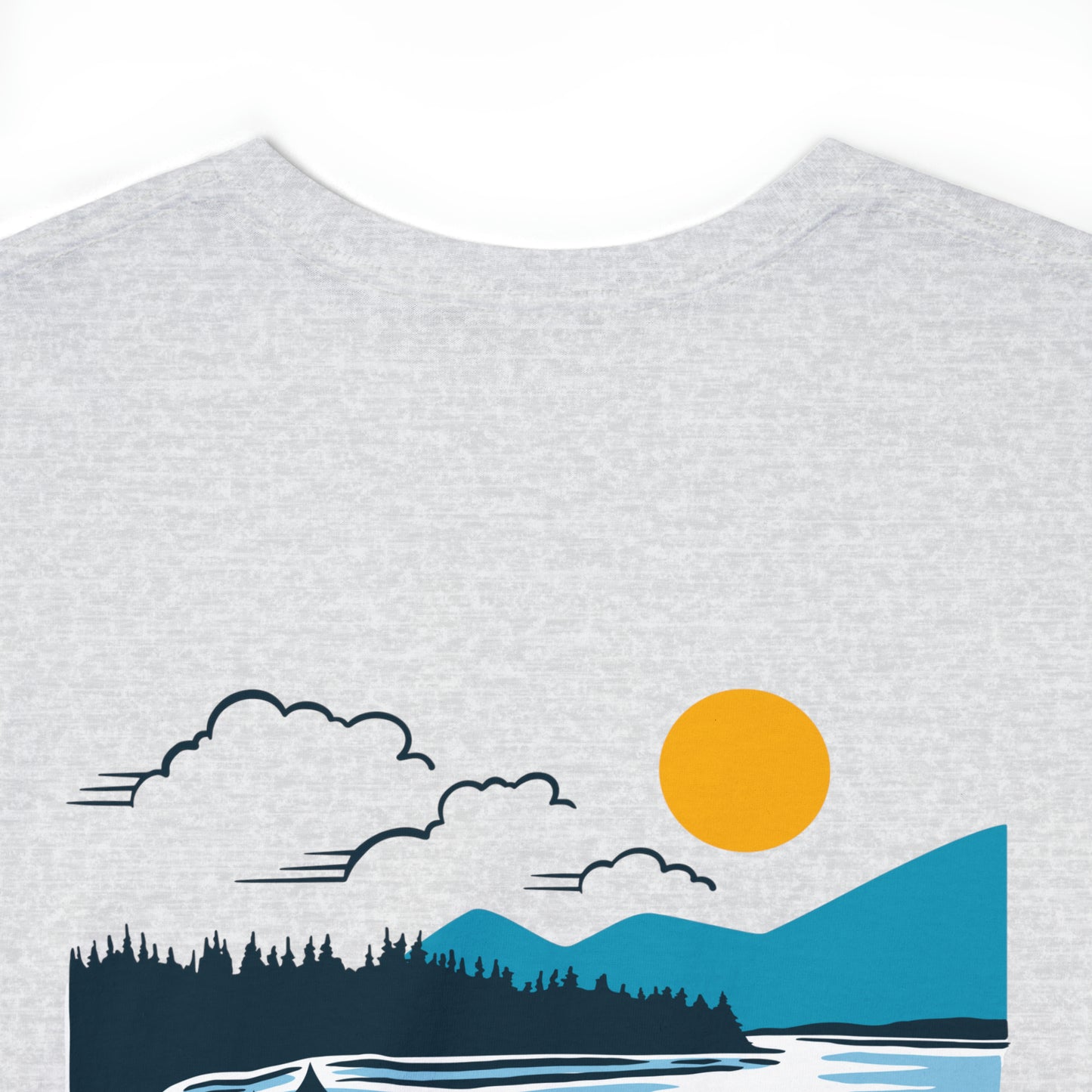 Sunset by Pinguin Unisex Heavy Cotton Tee