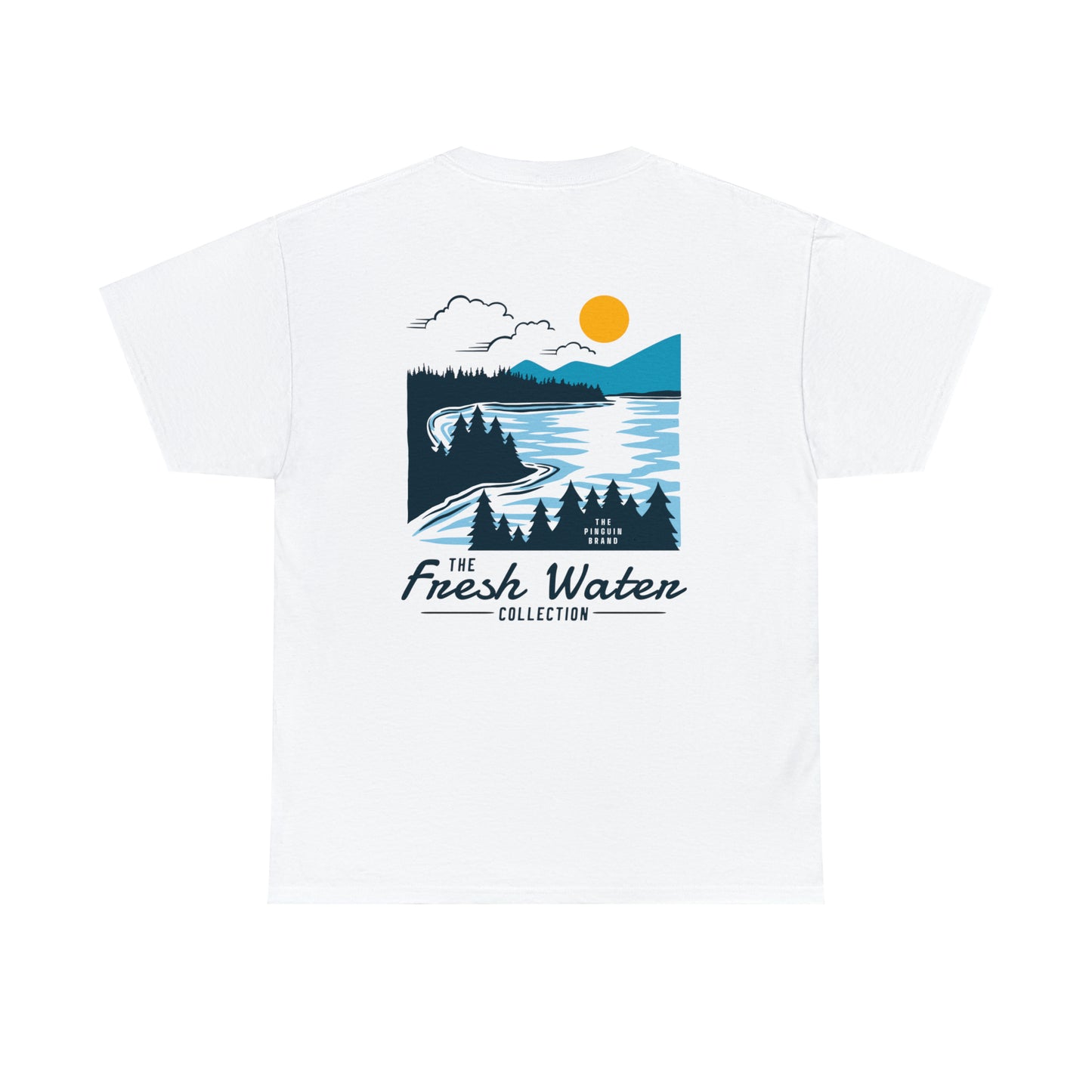 Sunset by Pinguin Unisex Heavy Cotton Tee
