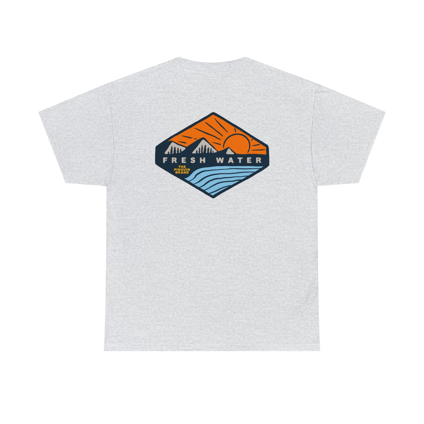 Sunset and Chill by Pinguin Unisex Heavy Cotton Tee