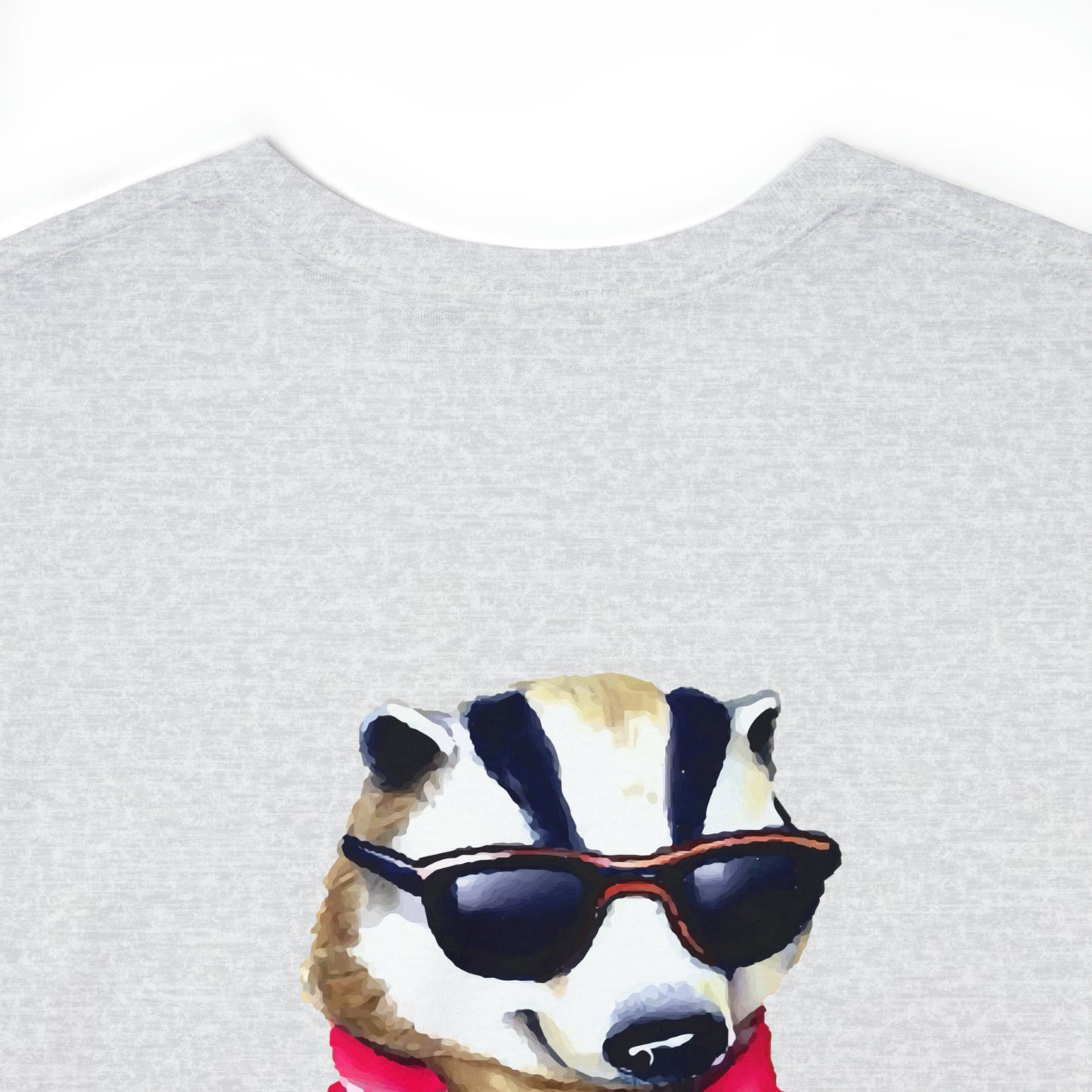Buddy Badger by Pinguin Unisex Heavy Cotton Tee