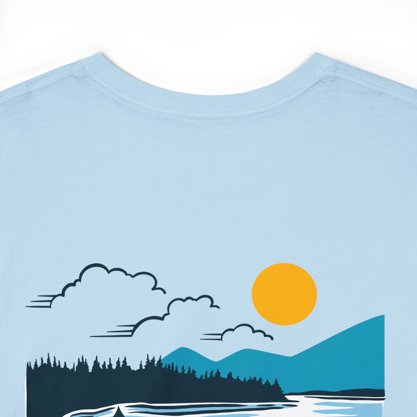 Sunset by Pinguin Unisex Heavy Cotton Tee