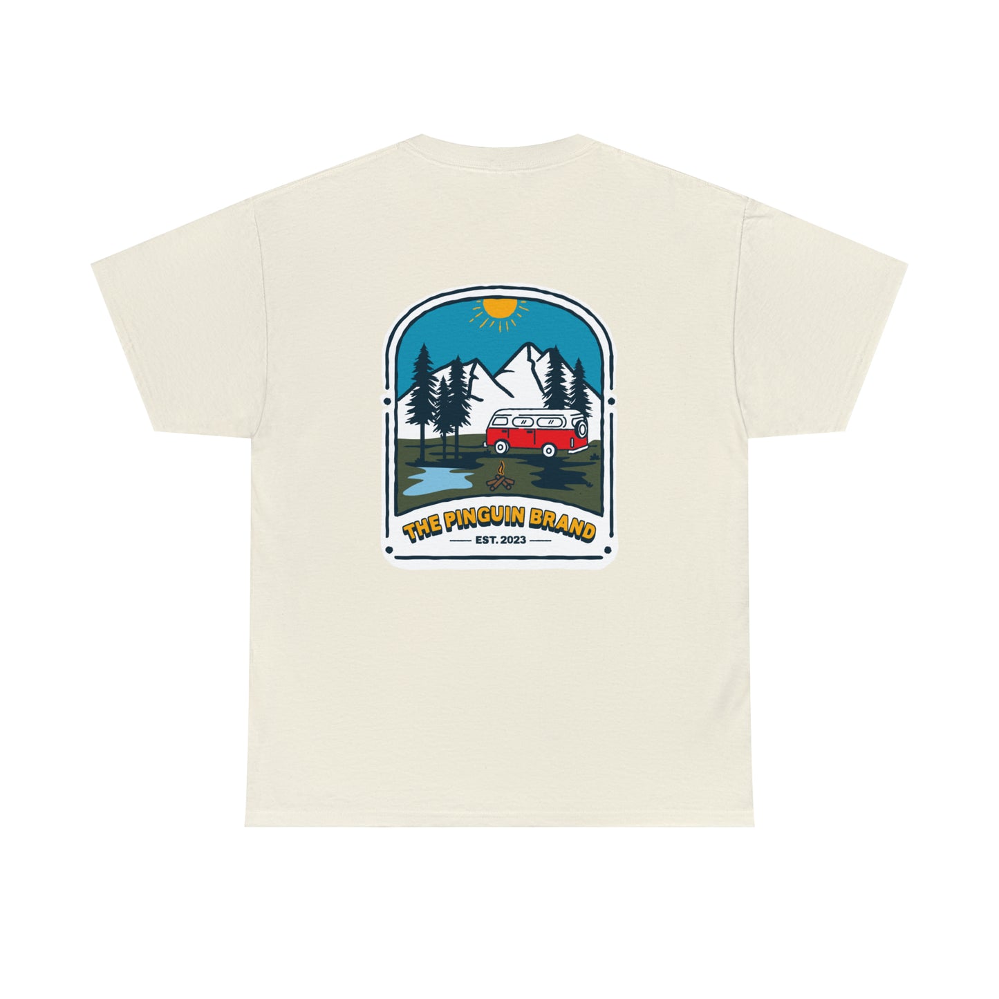 Road Trip by Pinguin Unisex Heavy Cotton Tee