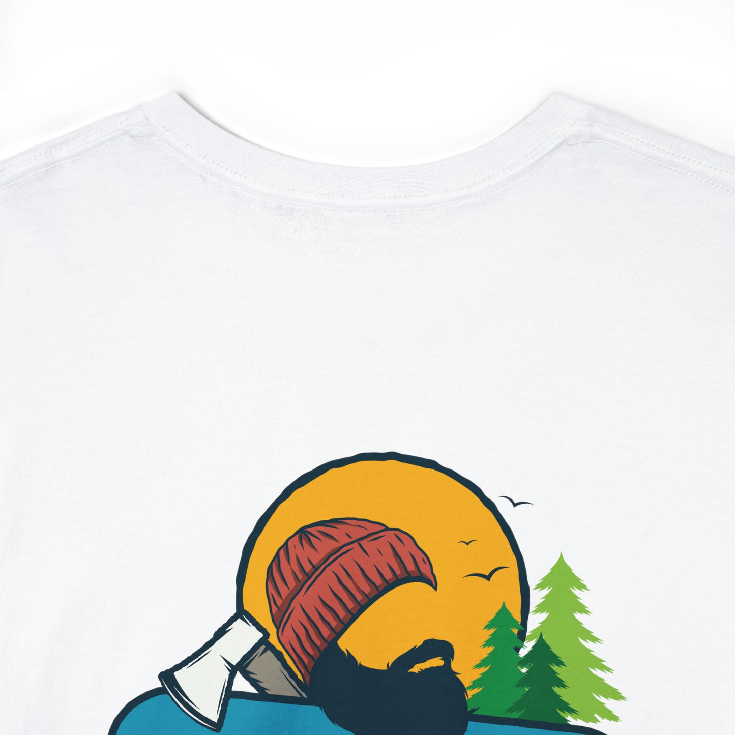 Bearded Axe by Pinguin Unisex Heavy Cotton Tee