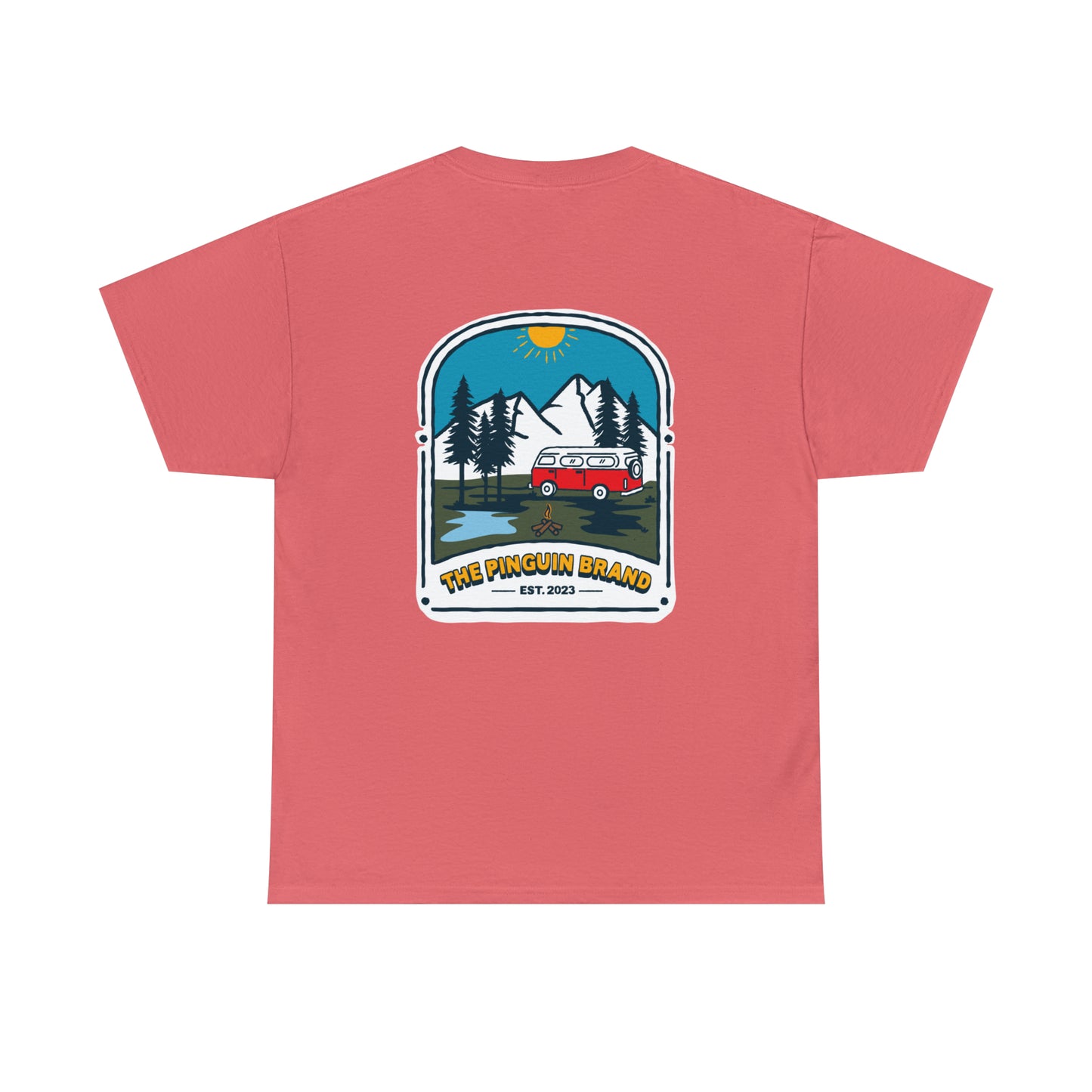 Road Trip by Pinguin Unisex Heavy Cotton Tee