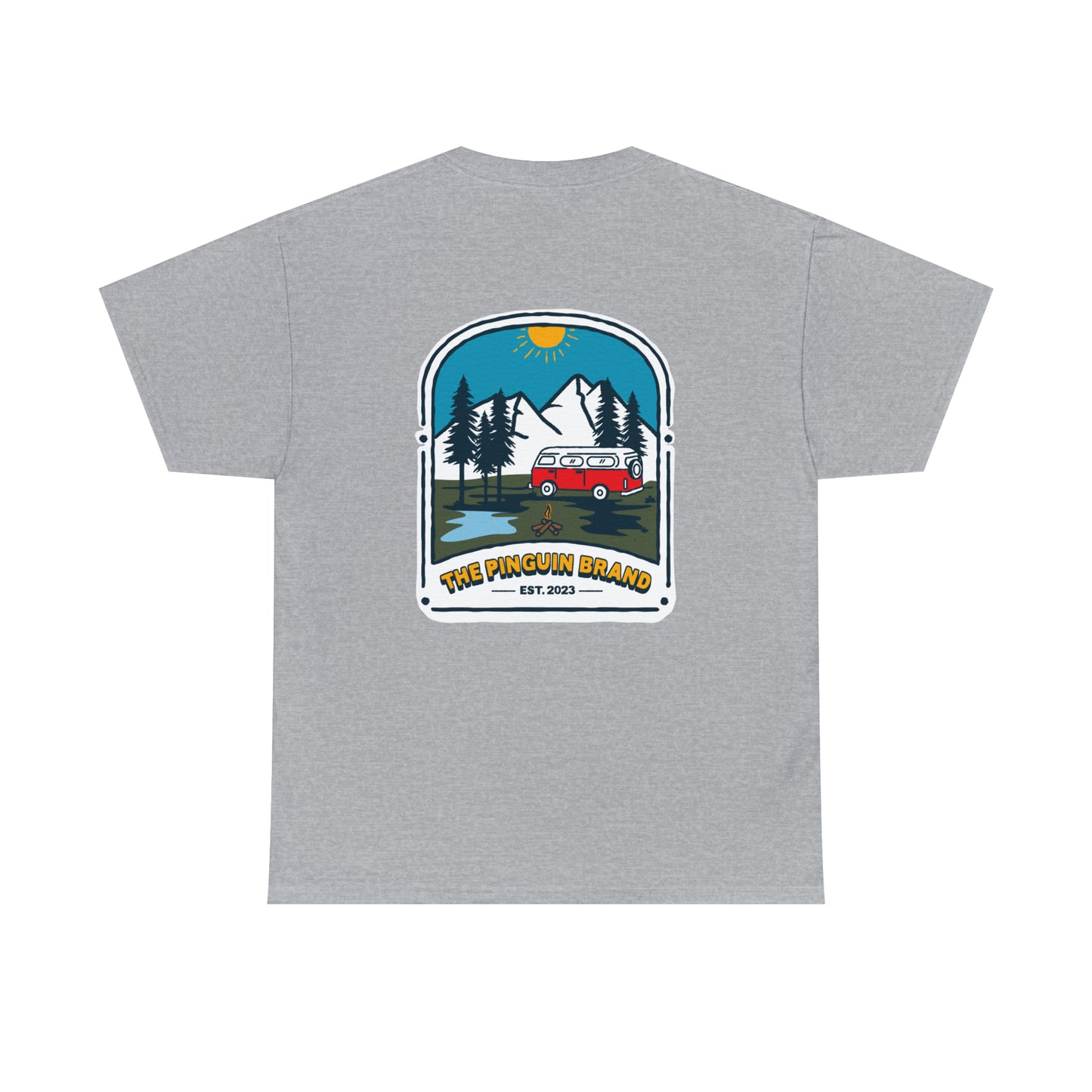 Road Trip by Pinguin Unisex Heavy Cotton Tee