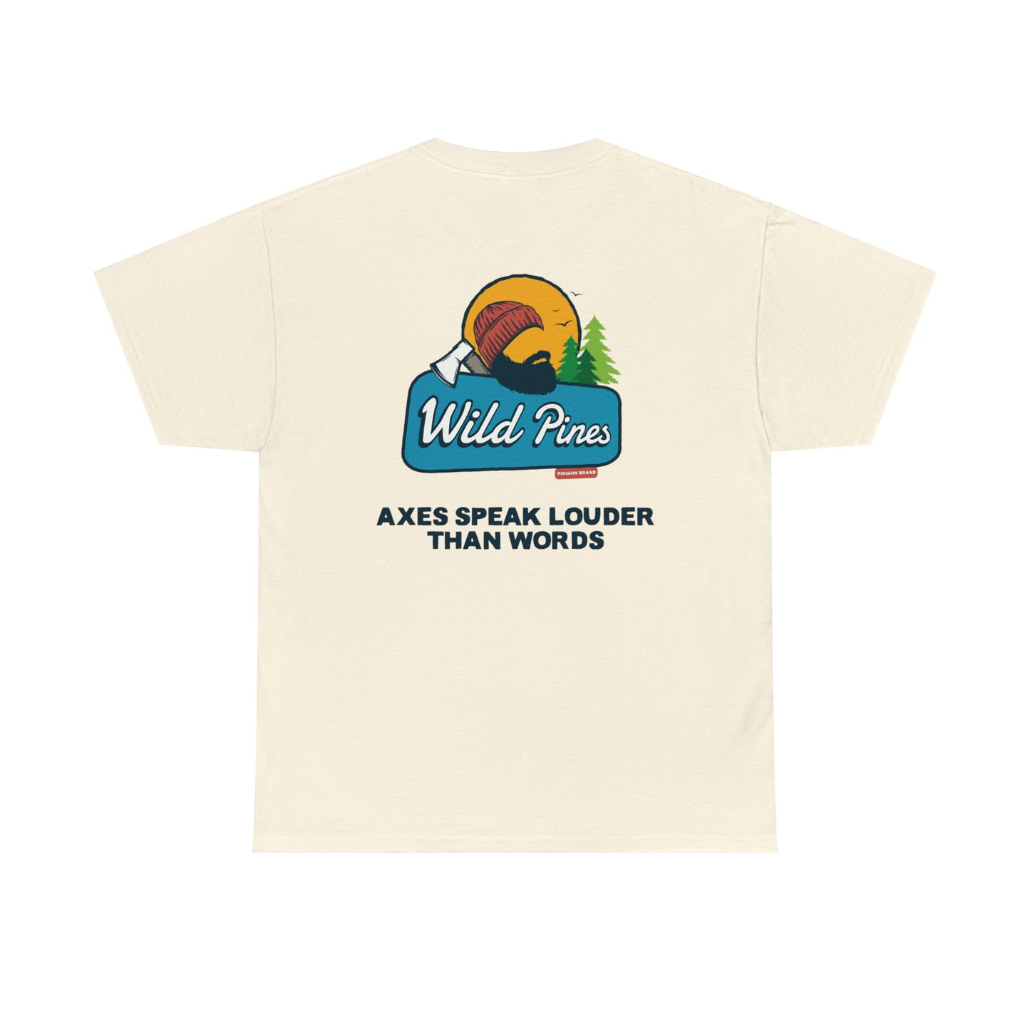 Bearded Axe by Pinguin Unisex Heavy Cotton Tee
