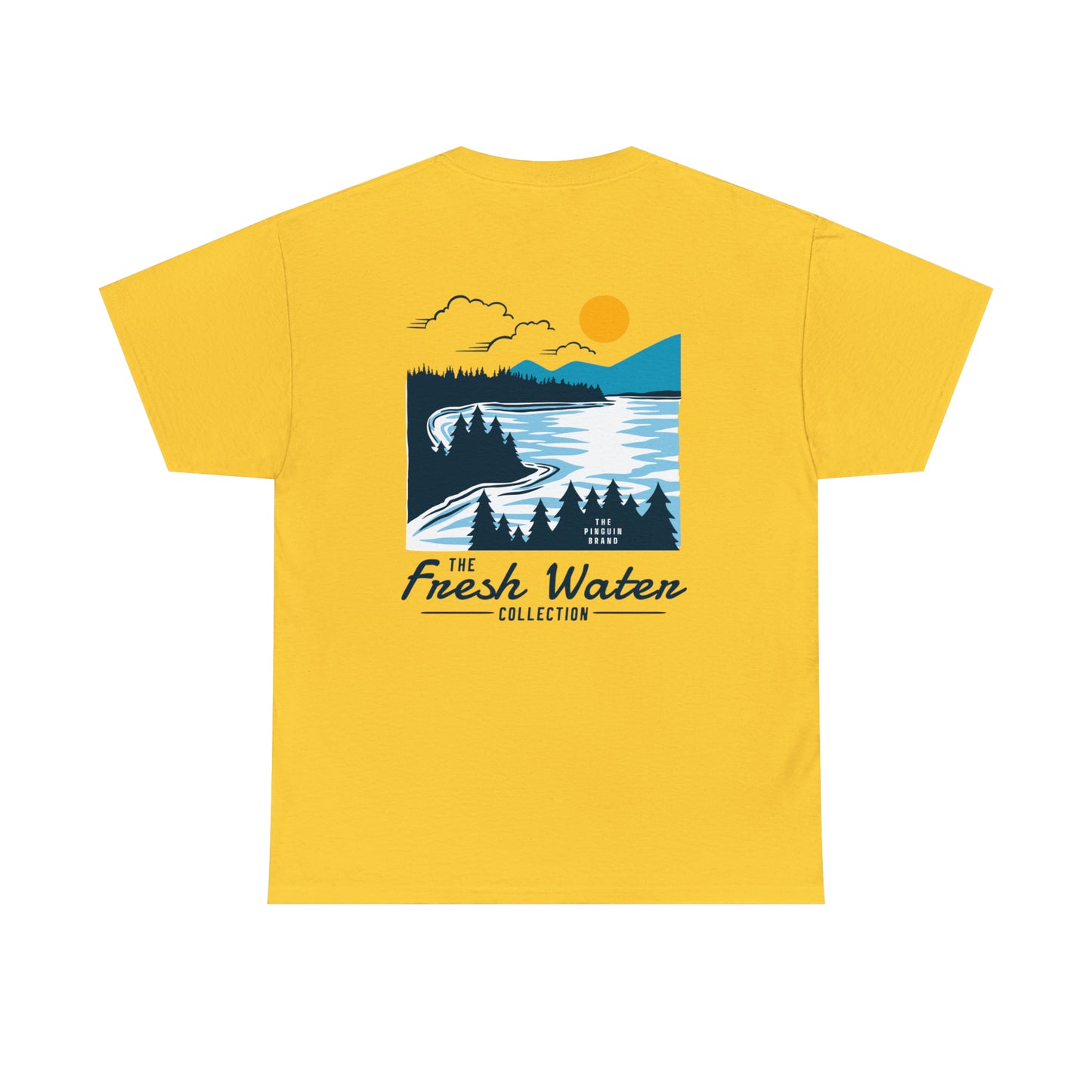 Sunset by Pinguin Unisex Heavy Cotton Tee