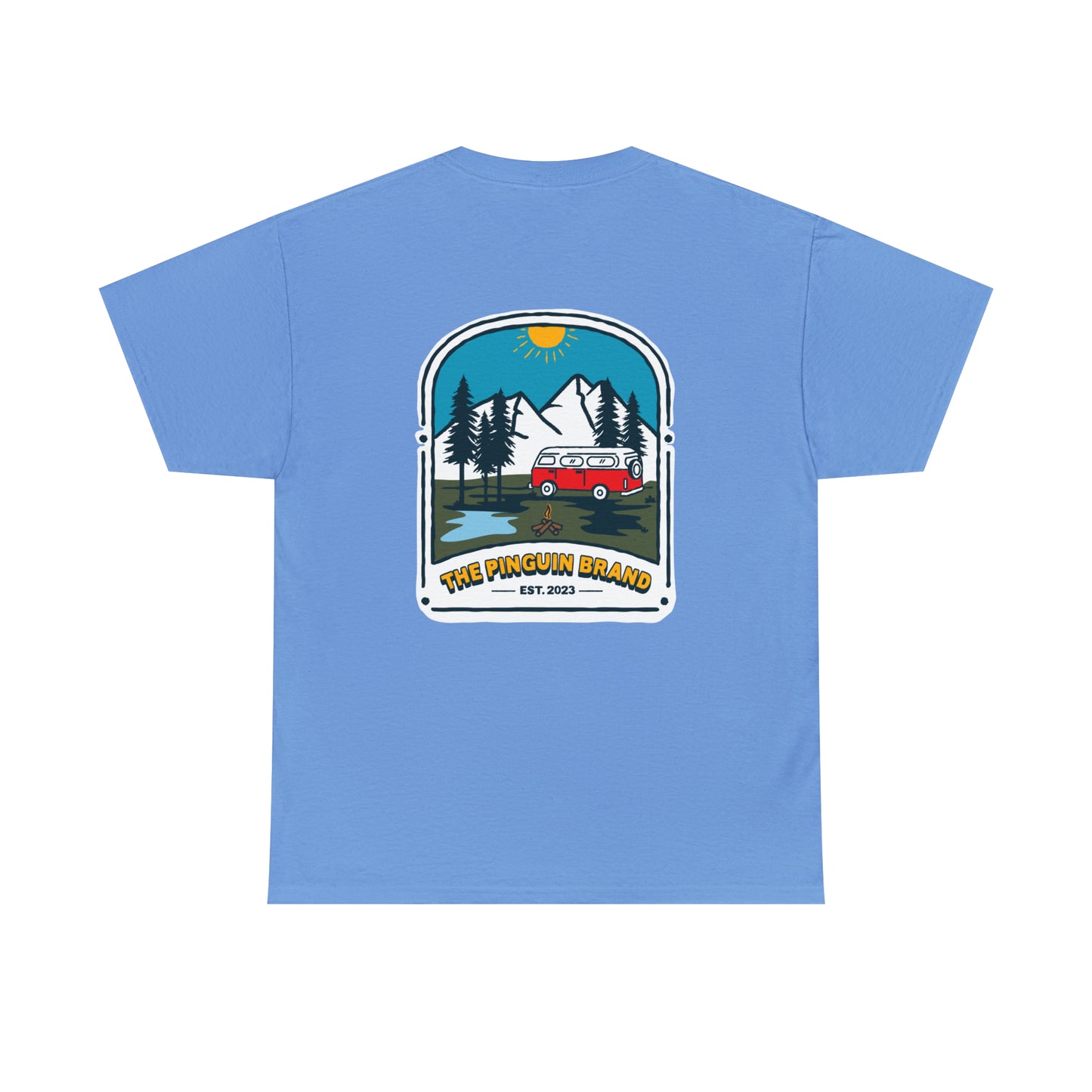 Road Trip by Pinguin Unisex Heavy Cotton Tee