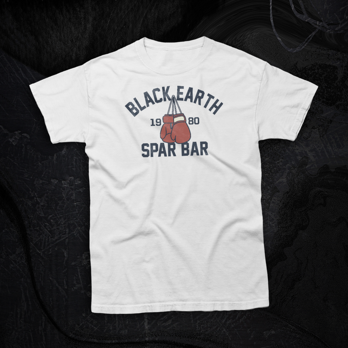 Black Earth Spar Bar by Pinguin Unisex Heavy Cotton Tee