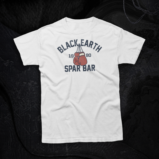 Black Earth Spar Bar by Pinguin Unisex Heavy Cotton Tee