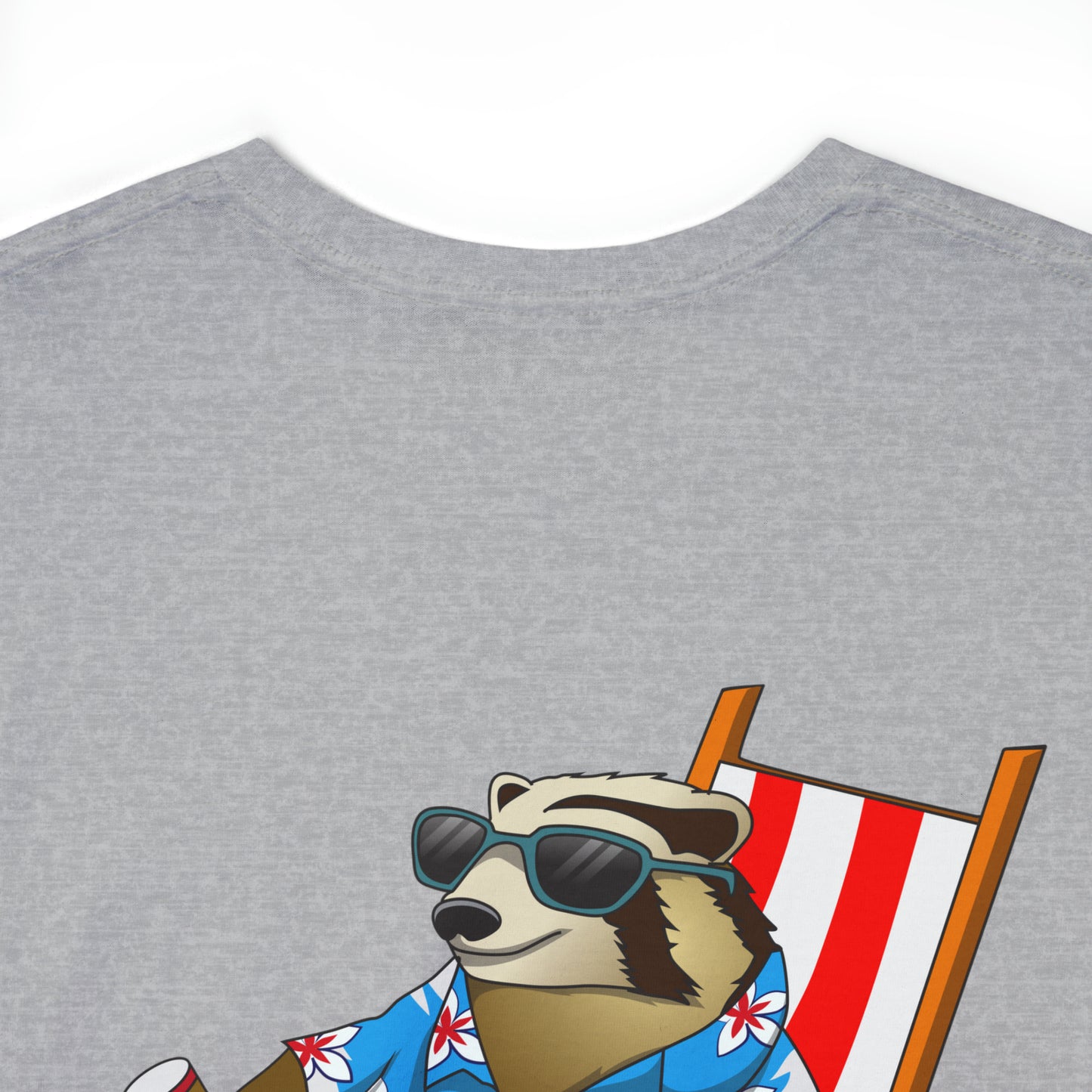 Bunker Badger by Pinguin Unisex Heavy Cotton Tee