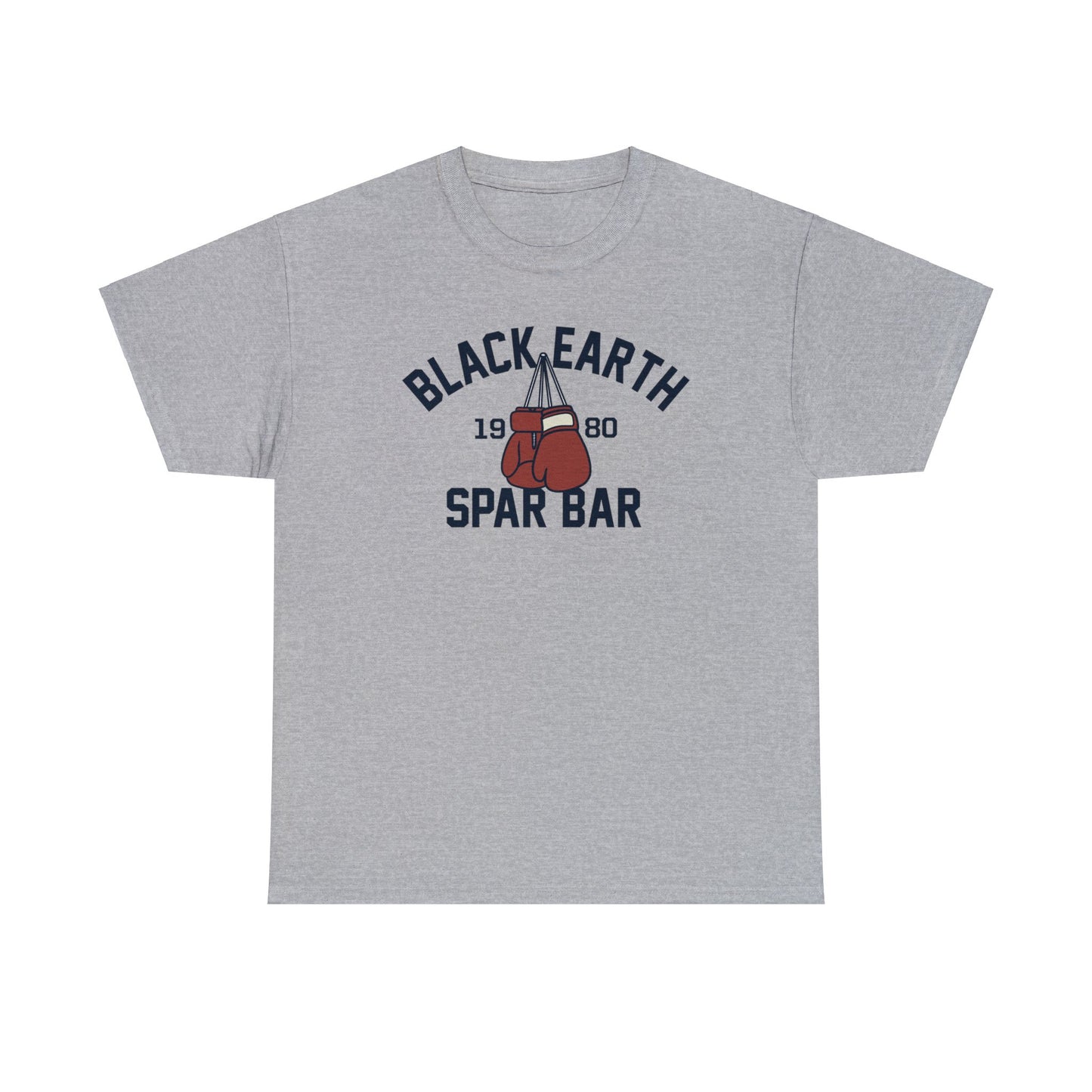 Black Earth Spar Bar by Pinguin Unisex Heavy Cotton Tee