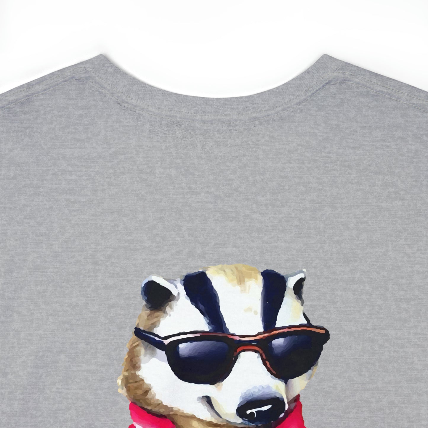 Buddy Badger by Pinguin Unisex Heavy Cotton Tee