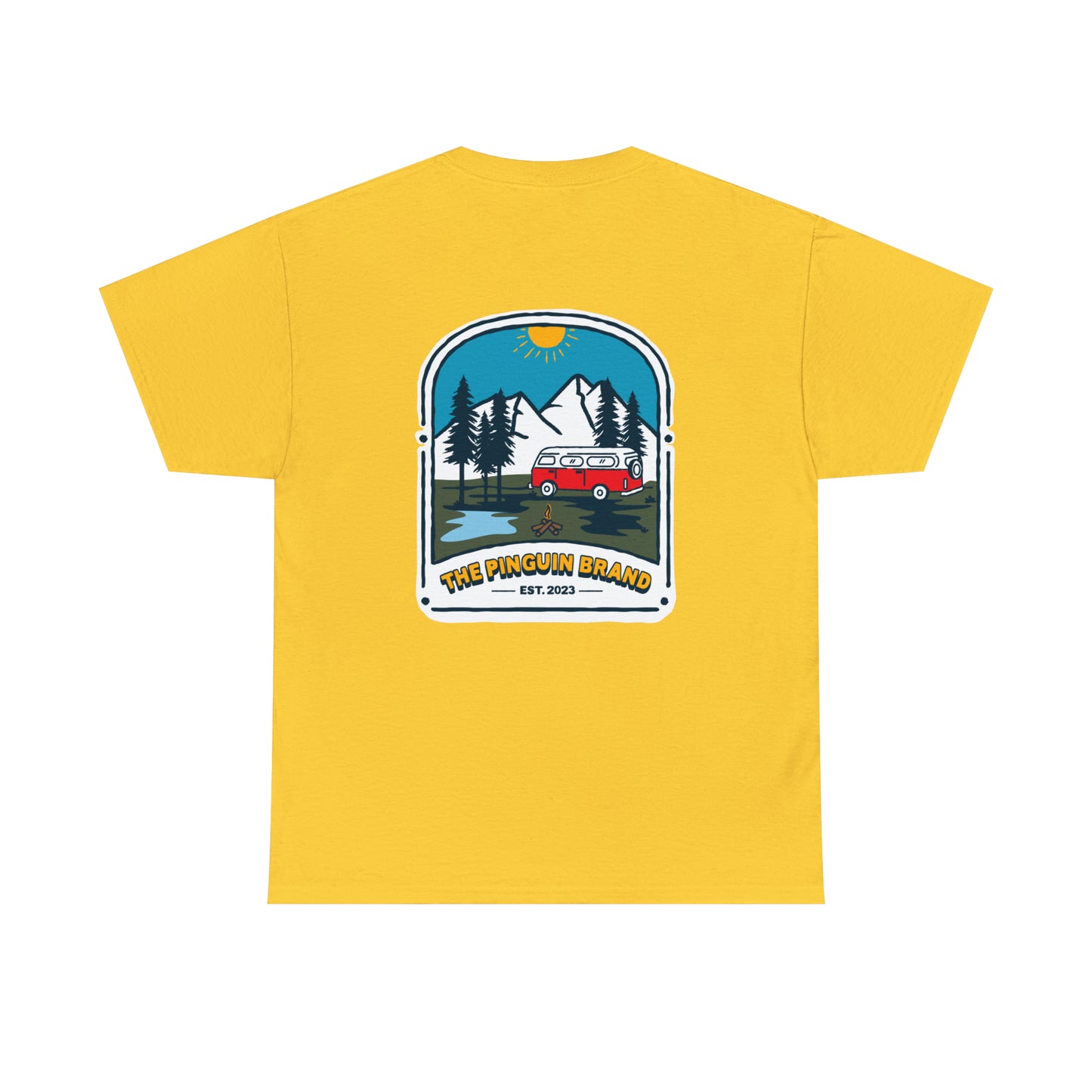 Road Trip by Pinguin Unisex Heavy Cotton Tee